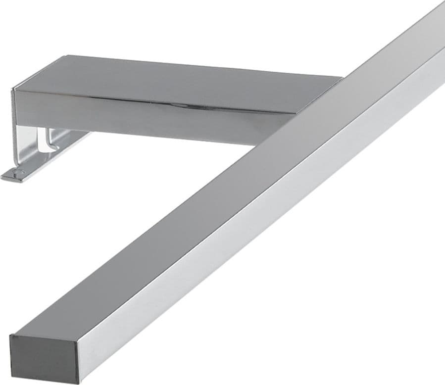 Applique LED Adatta per specchio bagno Colore cromato Doppio Sistema di Fissaggio 4000K - 3