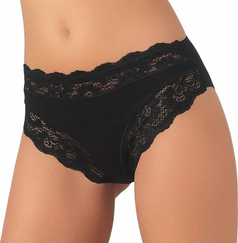Slip midi bordo pizzo donna 742 Jadea - 3