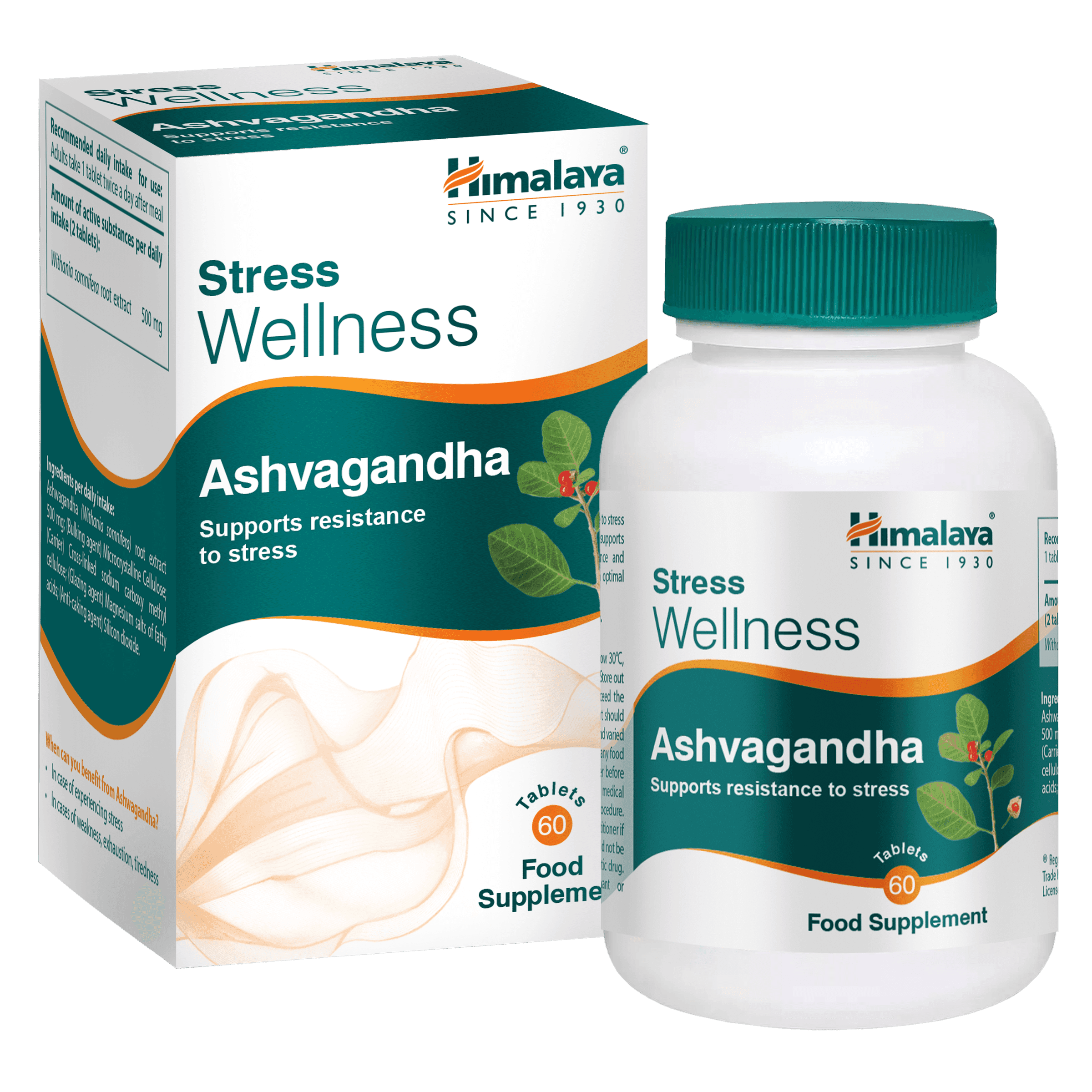 Himalaya Stress Wellness Ashvagandha - 60 Tablets