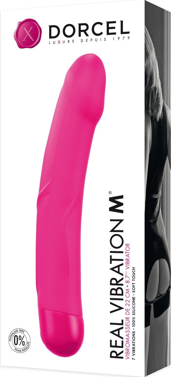 Vibratore vaginale punto G Real Vibration M 2.0 22cm di Dorcel - 6
