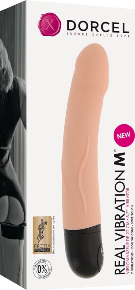 Vibratore vaginale punto G Real Vibration M 2.0 22cm di Dorcel - 7