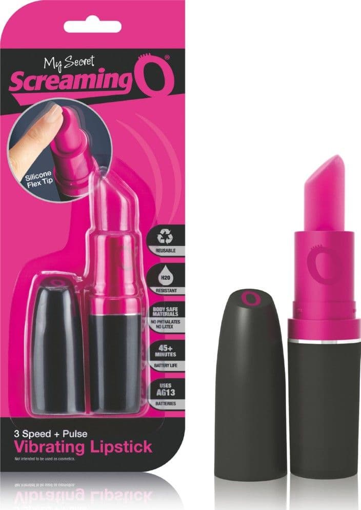 Vibratore rossetto Vibrating Lipstick Vibe stimolatore clitorideo Screaming O - 4
