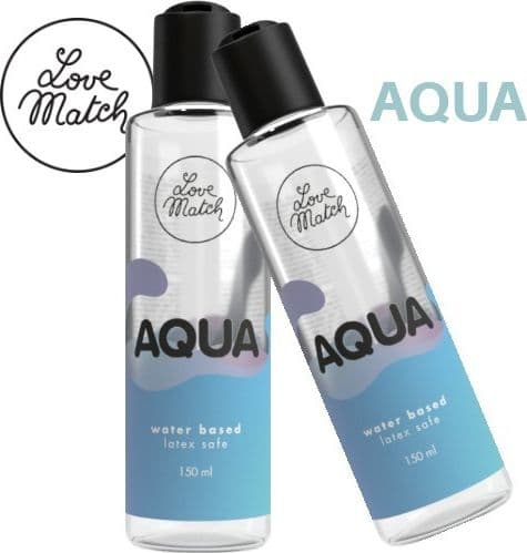 Lubrificante a base acquosa lube Aqua 150 ml Love Match - 2