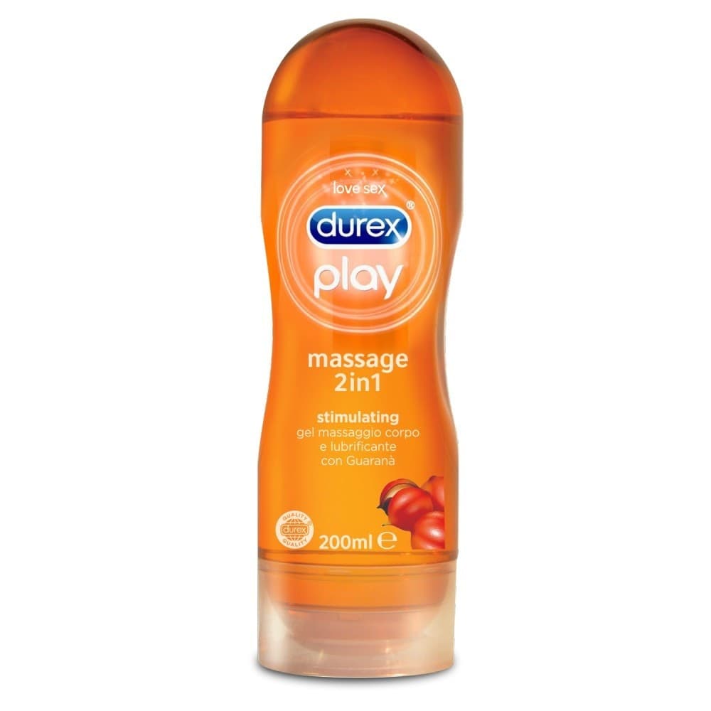 Lubrificante gel ad acqua Massage 2in1 Stimulating Guarana 200ml Durex - 3