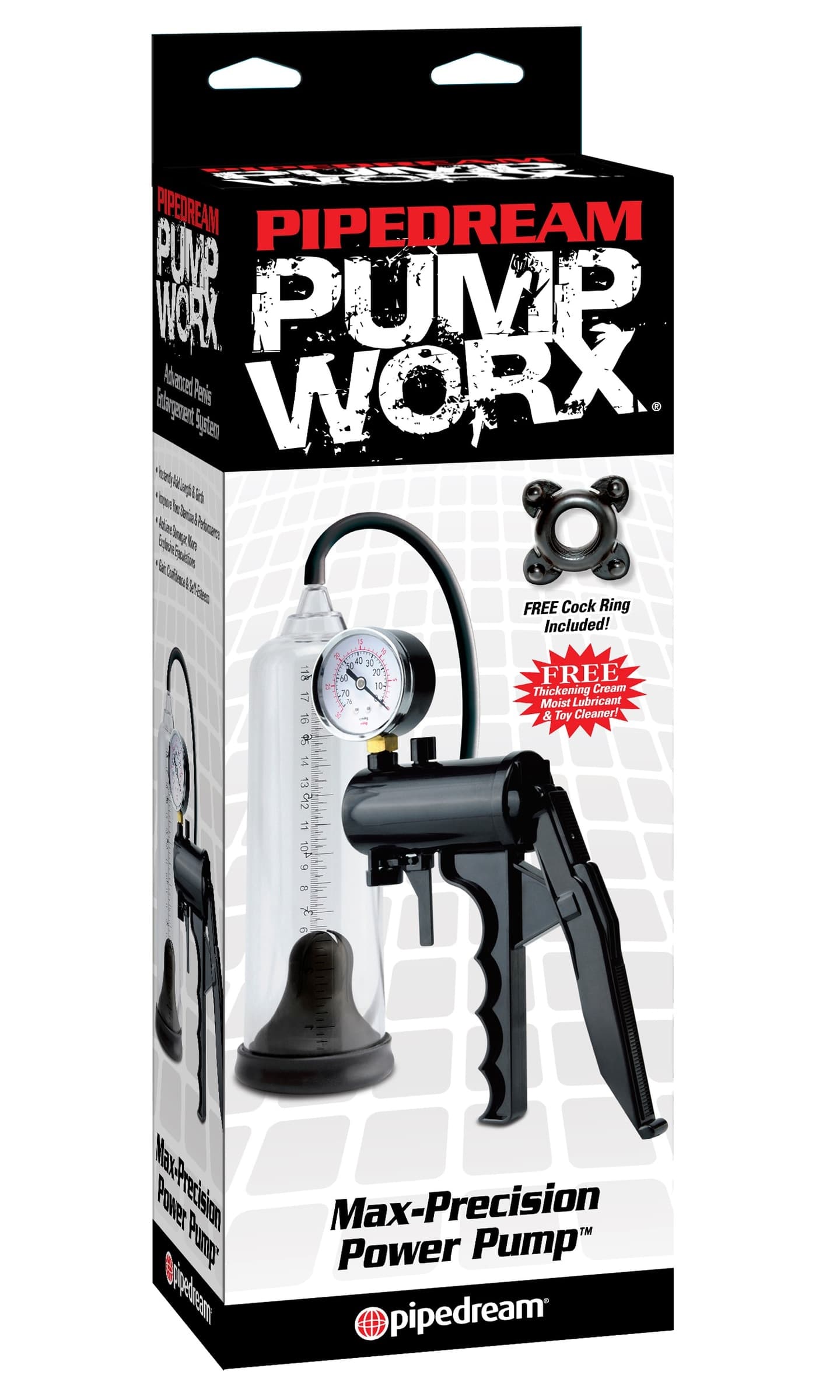 Pompa per pene Max Precision Power Pump Pipedream - 3