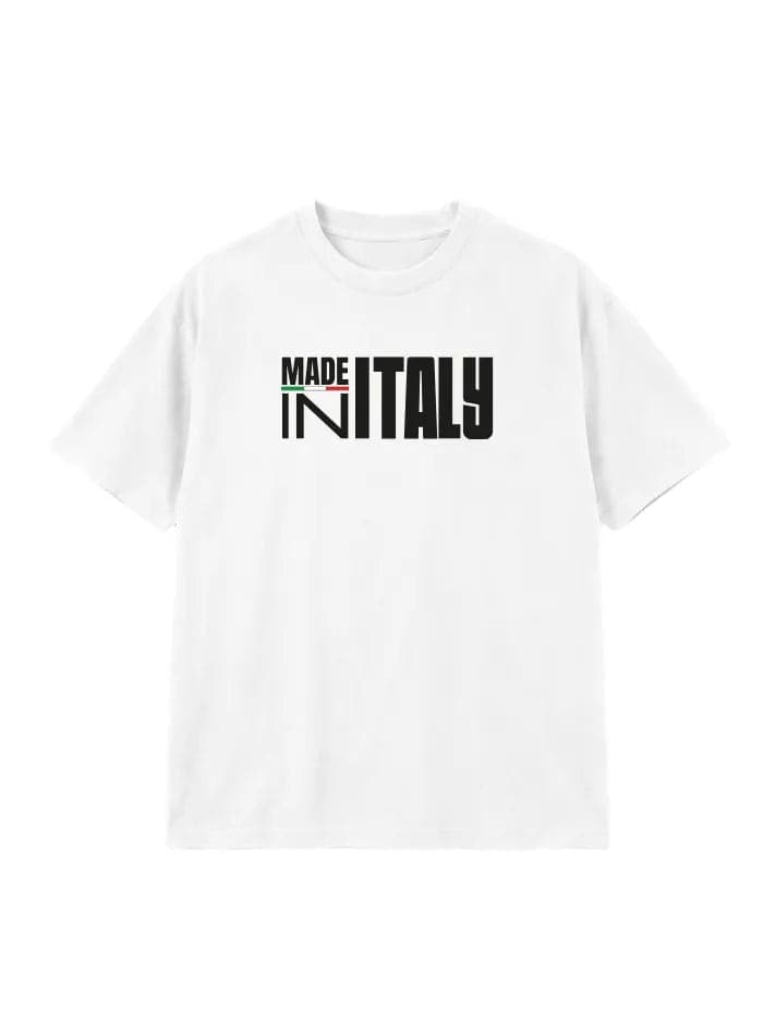 T-shirt Bianca Regular Fit Horda x BYP 200g – Made in Italy - 2