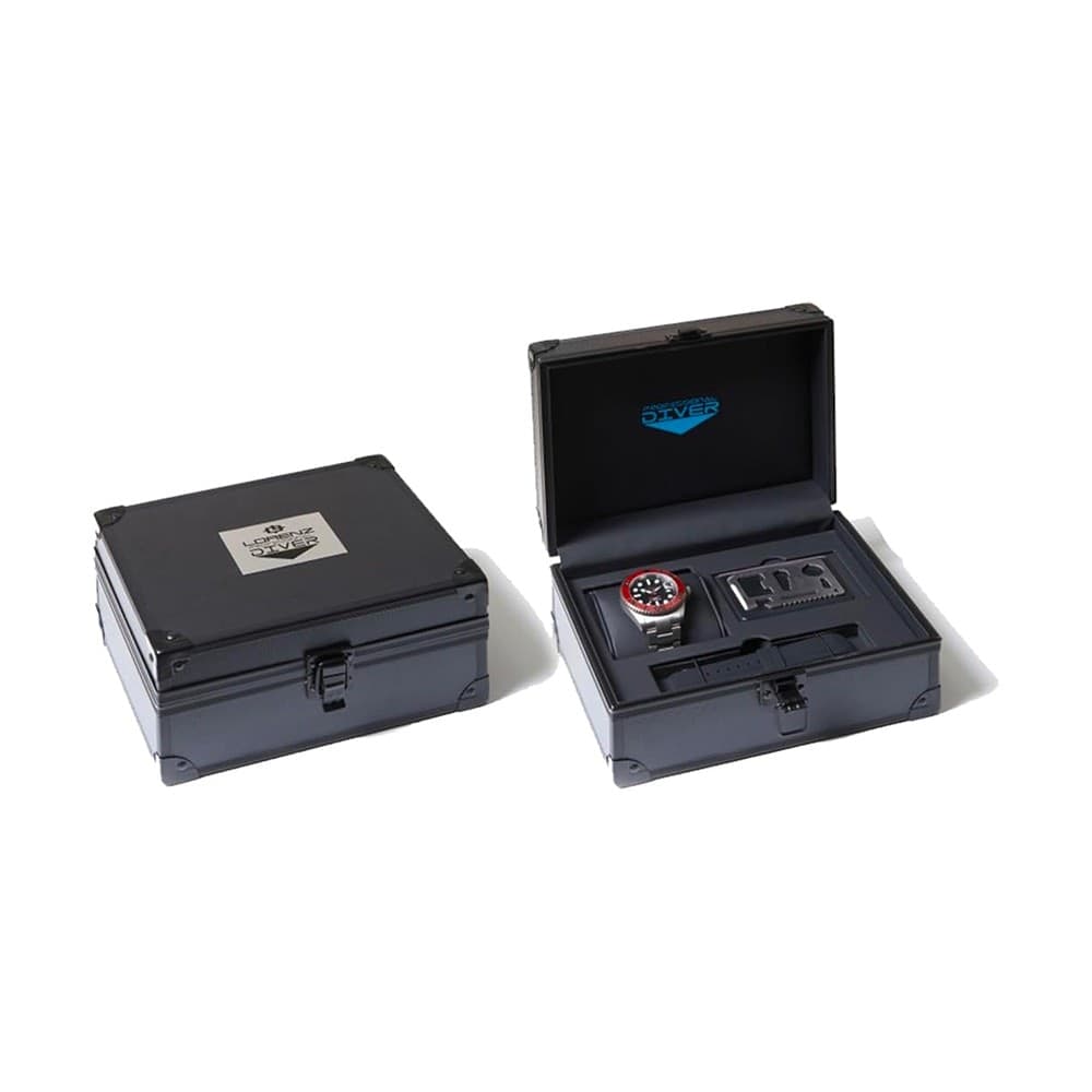 Orologio LORENZ uomo Full Titanium automatico rosso (030212EE) - 3