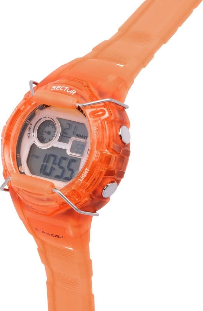 Sector EX-05 – Orologio Uomo Digitale Arancione Trasparente (R3251526002) - 2