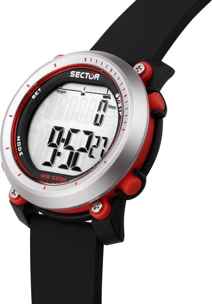 Sector EX-38 – Orologio Uomo Digitale Nero Cinturino Gomma (R3251546002) - 3