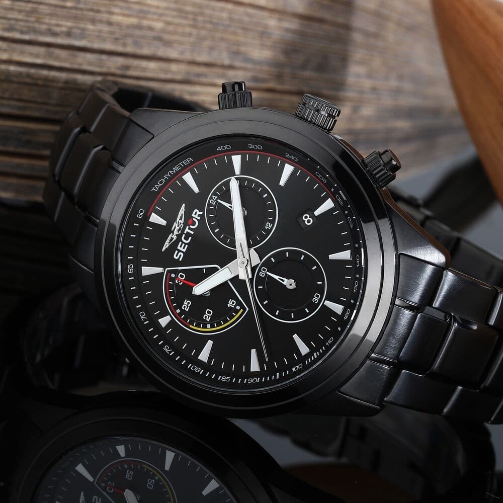 Sector 670 – Orologio Uomo Acciaio Nero Multifunzione (R3273740005) - 5