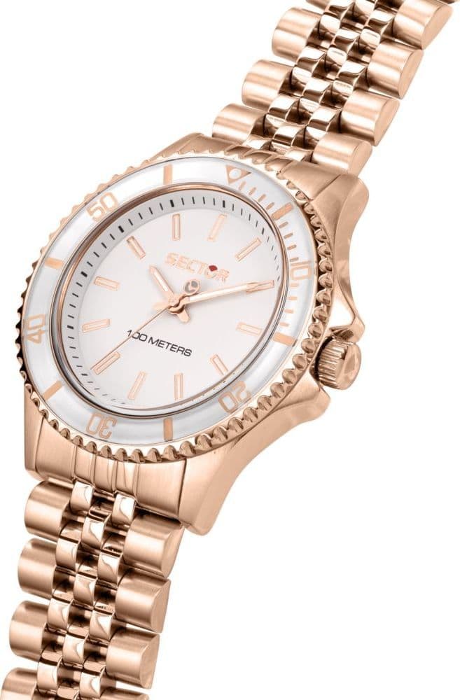 Sector 230 – Orologio Donna Oro Rosa Quadrante Bianco (R3253161531) - 2