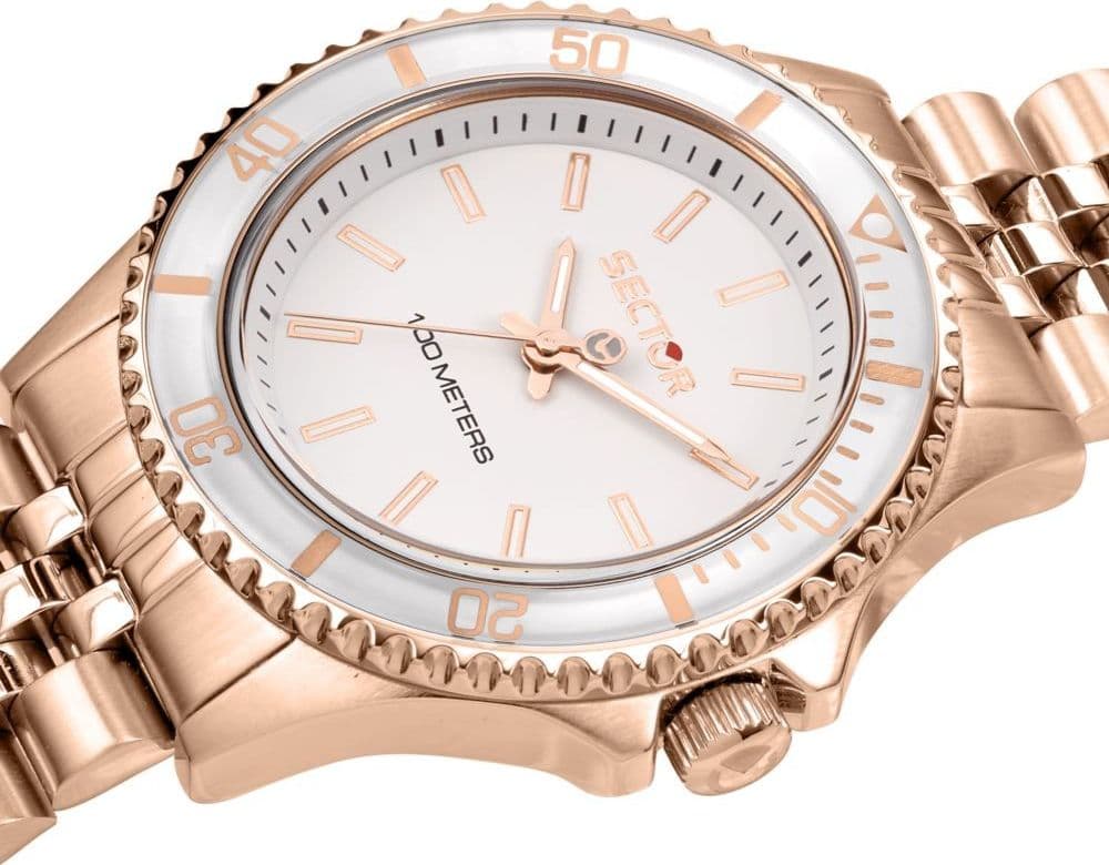 Sector 230 – Orologio Donna Oro Rosa Quadrante Bianco (R3253161531) - 3