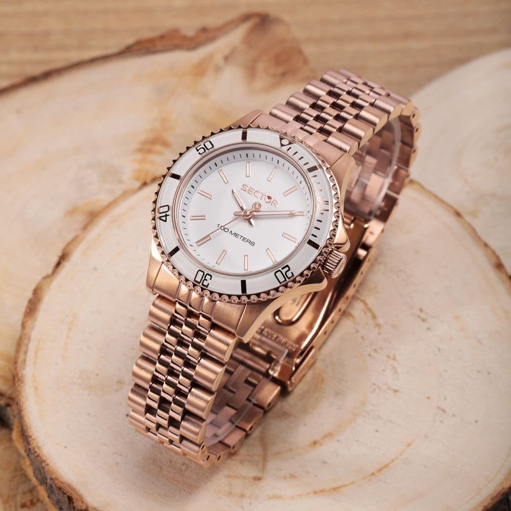Sector 230 – Orologio Donna Oro Rosa Quadrante Bianco (R3253161531) - 6