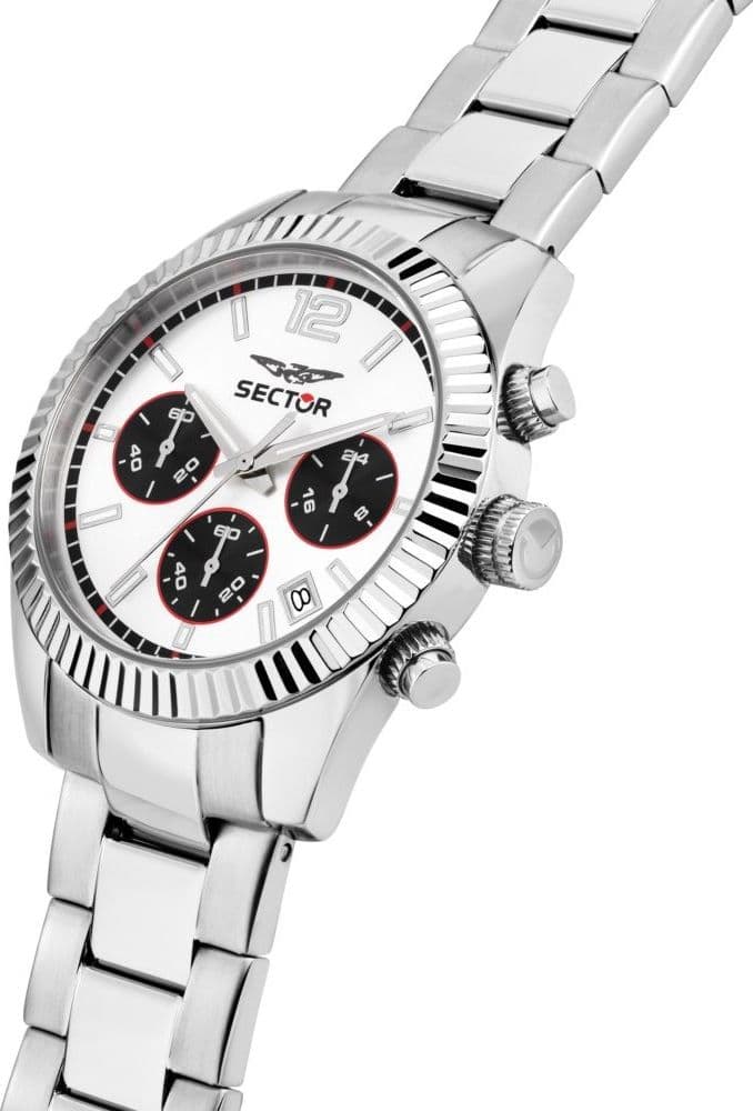 Sector 240 – Orologio Uomo Acciaio Silver Cronografo (R3273640028) - 2