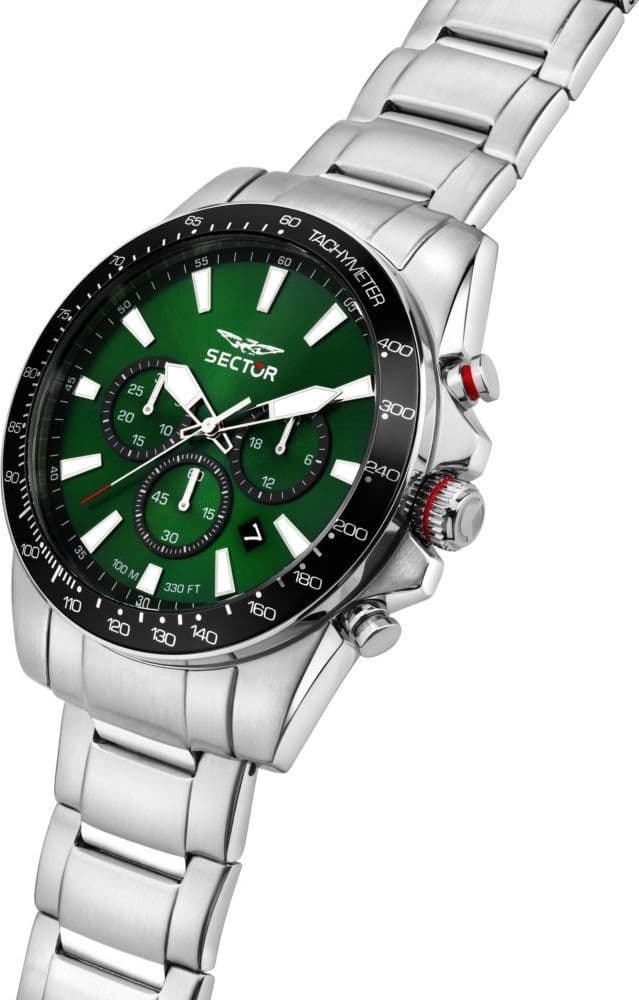 Sector 450 – Orologio Uomo Cronografo Acciaio Verde (R3273776010) - 2