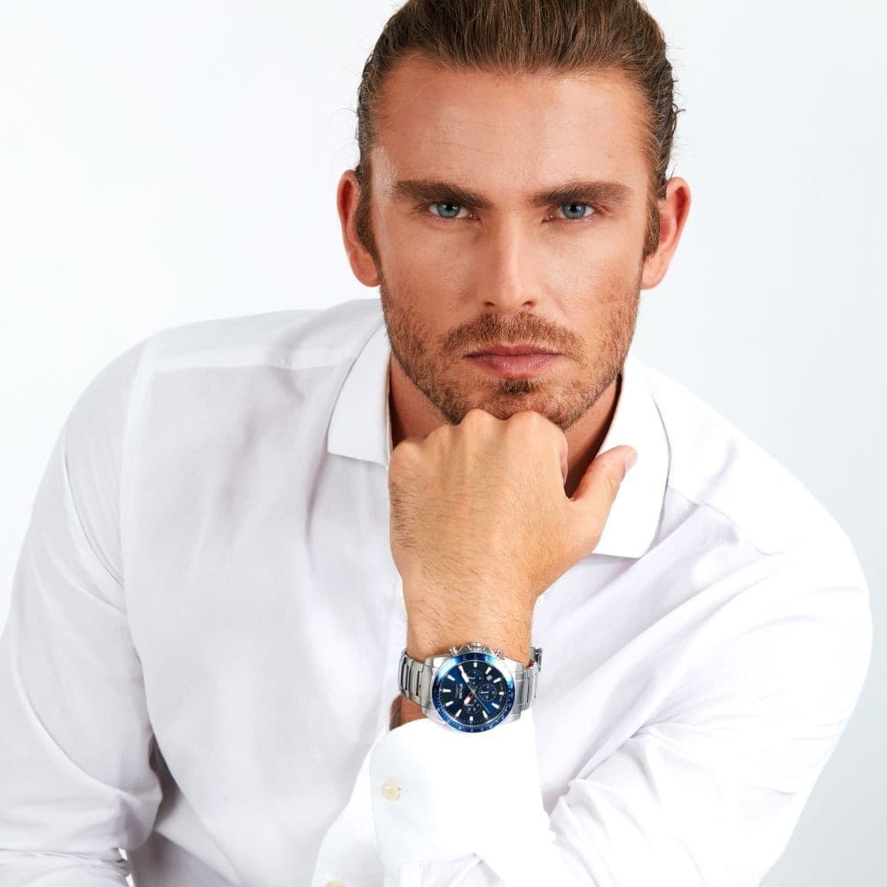 Sector 450 – Orologio Uomo Cronografo Acciaio Blu (R3273776009) - 5