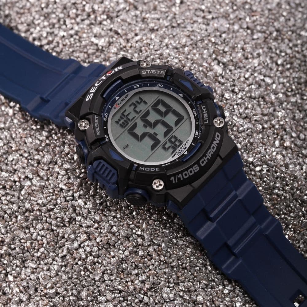 Orologio Sector EX-32 Digitale Uomo Blu (R3251544003) - 7