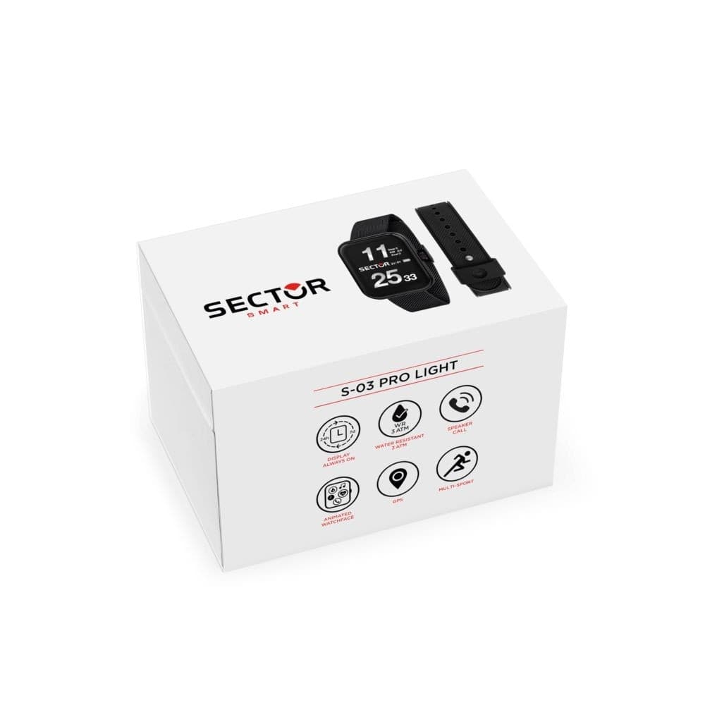 Sector S-03 Pro Light – Smartwatch Nero Uomo (R3251171003) - 9