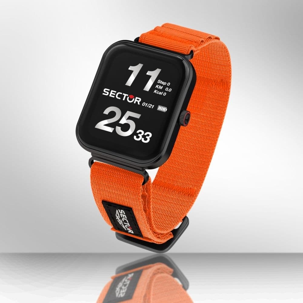 Sector S-03 Pro Light – Smartwatch Unisex Nero con Cinturino Tessuto (R3253171501) - 7