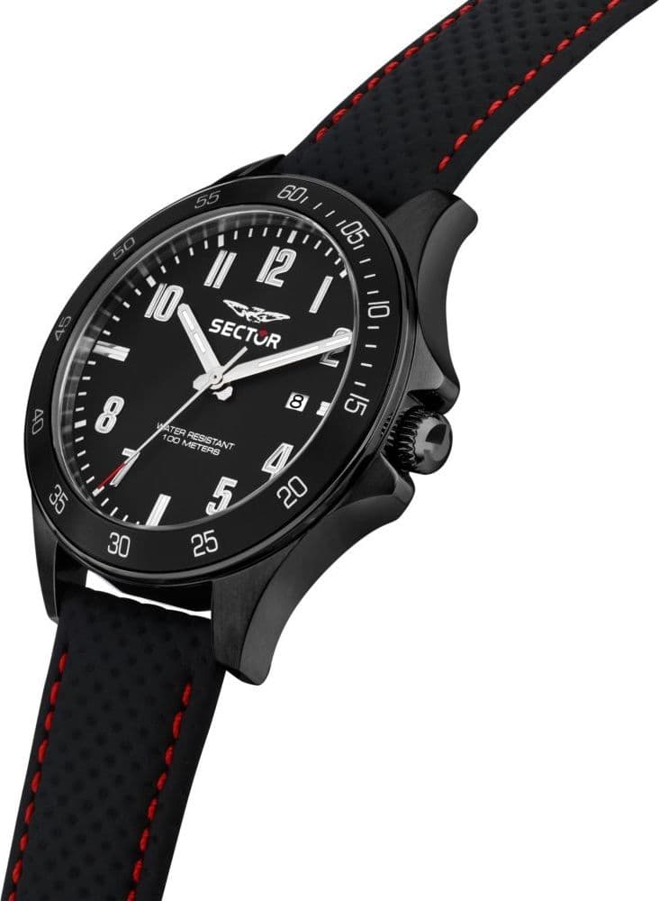 Orologio Sector 230 Uomo Nero Pelle Nera (R3251161060) - 2
