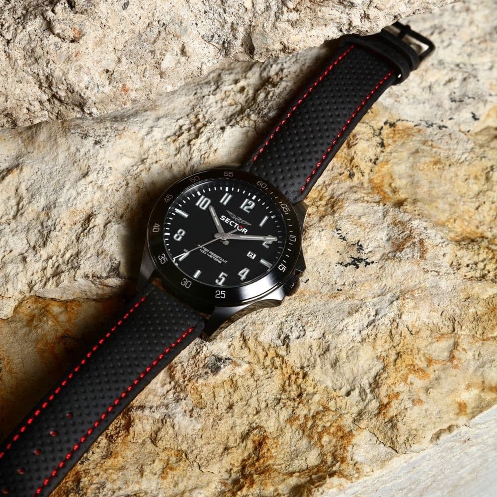 Orologio Sector 230 Uomo Nero Pelle Nera (R3251161060) - 5
