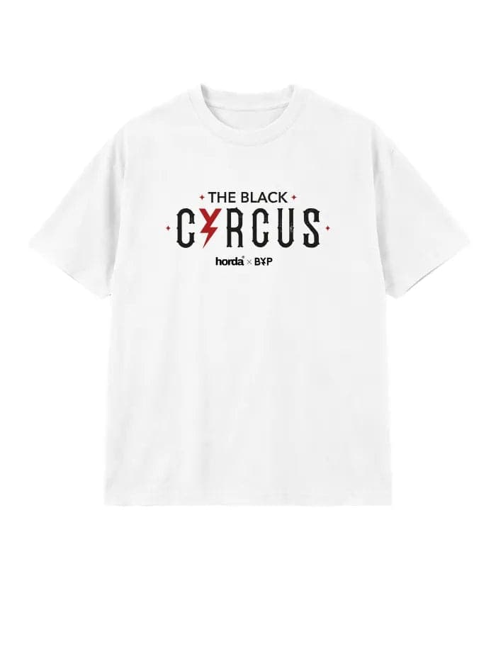 T-shirt Bianca Regular Fit Horda x BYP 200g – Black Circus - 2