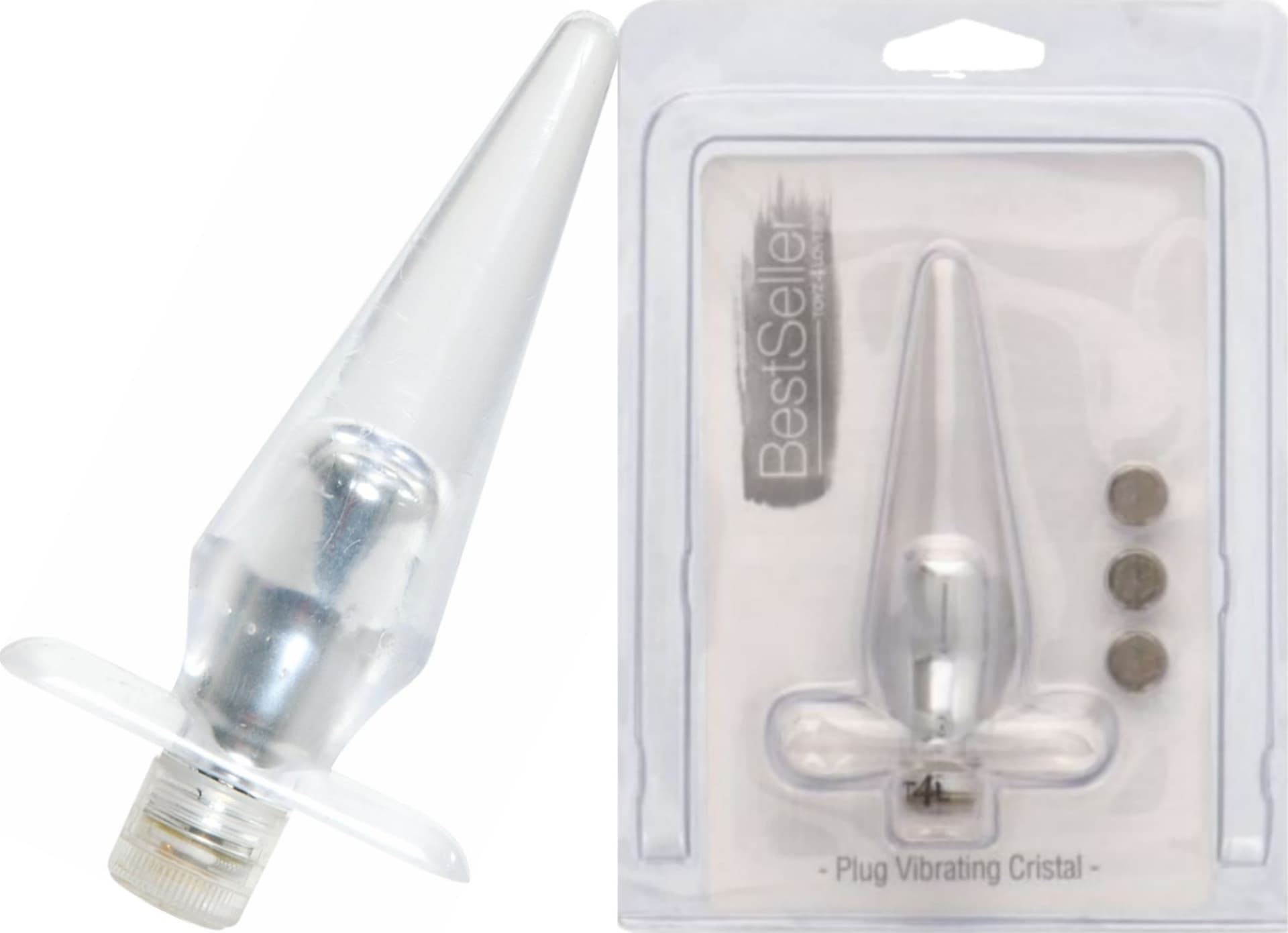 Bestseller - plug vibrante anale Plug Crystal di Toyz4Lovers - 2