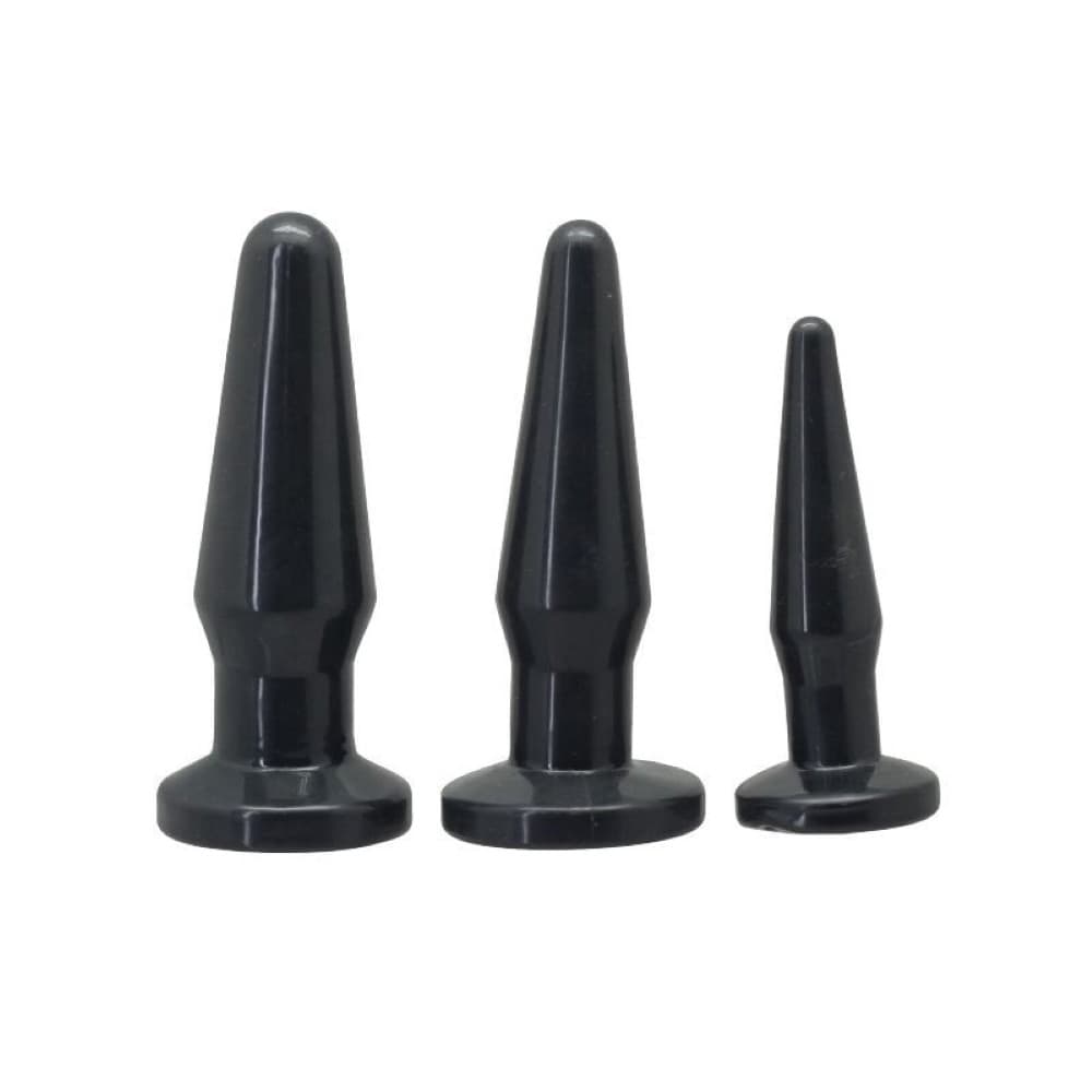 Kit di 3 Anal Plug Timeless di colore viola Toyz4Lovers - 6