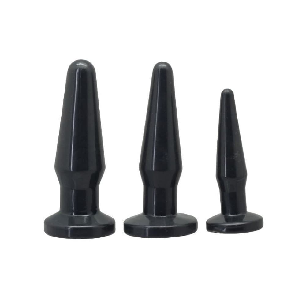 Kit di 3 Anal Plug Timeless di colore viola Toyz4Lovers - 3