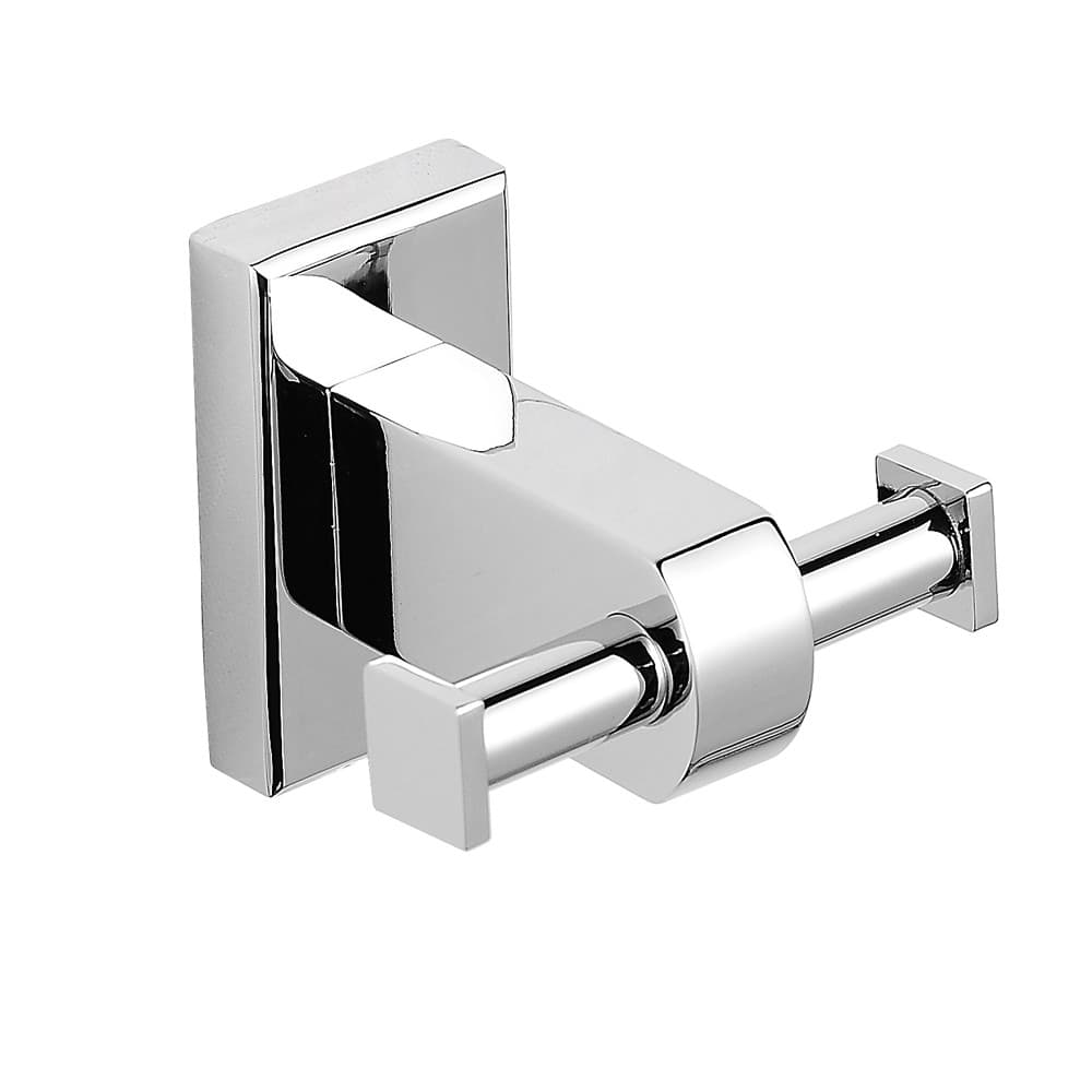 Appendiabiti a Muro da Parete in Ottone Iris Cromato Accessori Bagno - 2