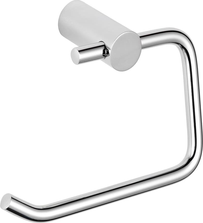 Porta Rotolo Salvaspazio Magnolia Ottone Cromato Accessori Bagno - 2