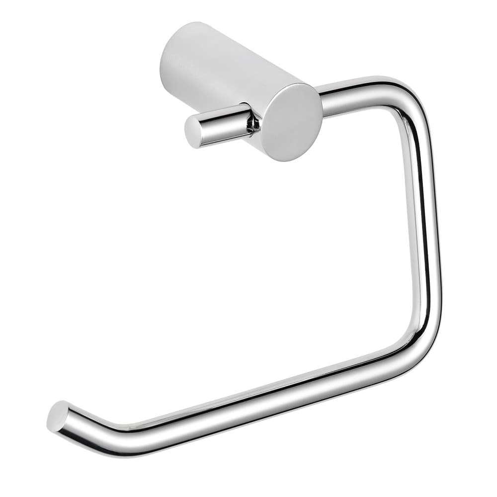 Porta Rotolo Salvaspazio Magnolia Ottone Cromato Accessori Bagno - 2