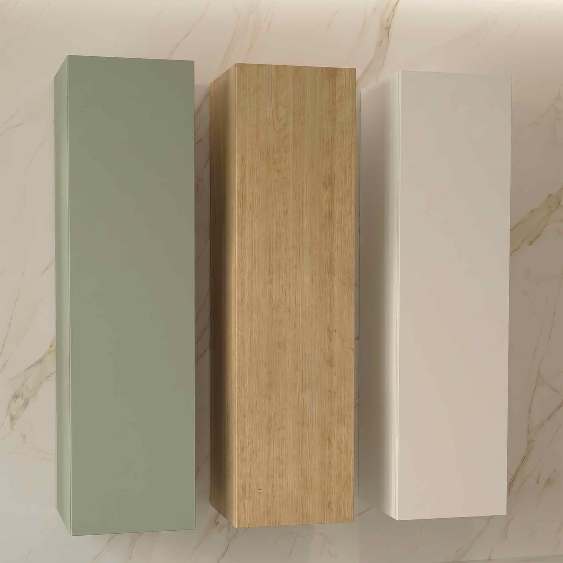 Mobile Colonna bagno con frontale push pull 138x35x28 KREA