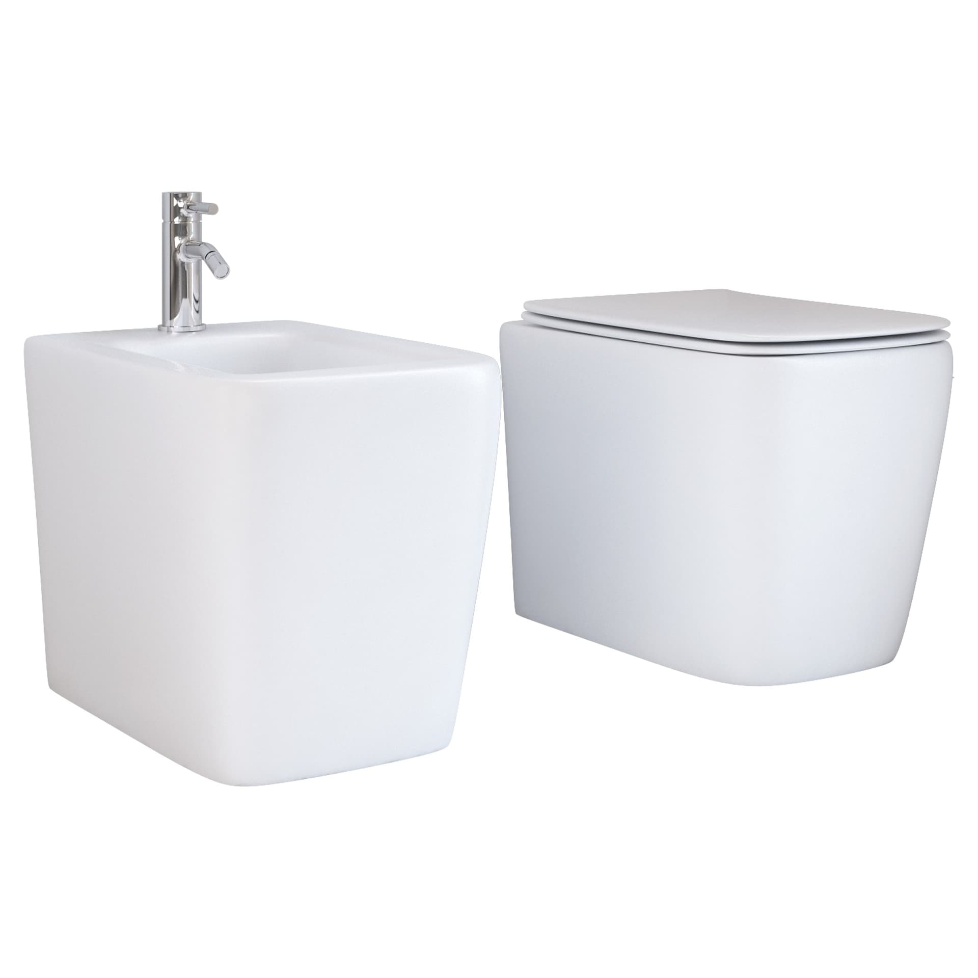 Sanitari Filo Muro Quadrati Ceramica - NEW LEGEND - 2