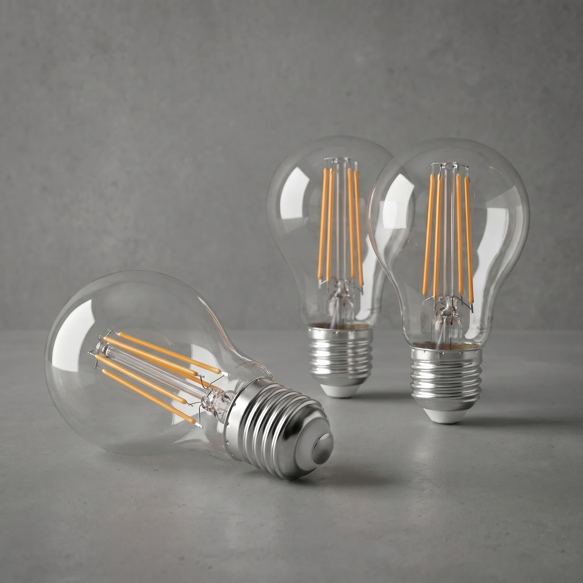 Lampadine LED a filamento per lampadari da interno E27 3.8W CRI80 - 2