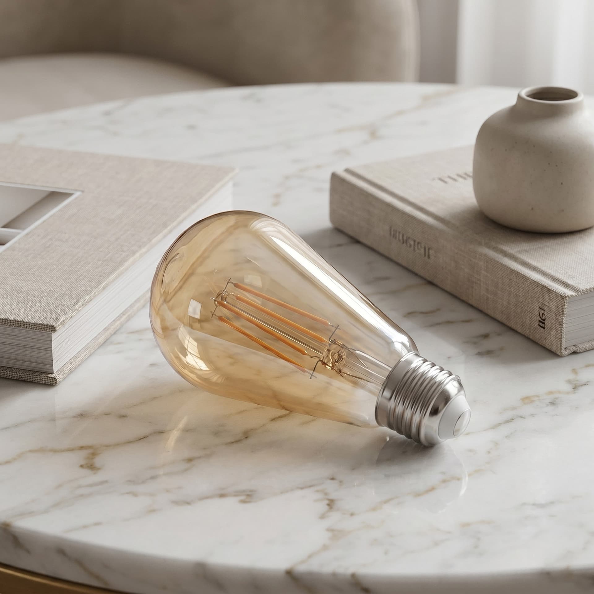 Lampadina LED E27 8W Filamento ambrato 806 Lumen Luce vintage - 2
