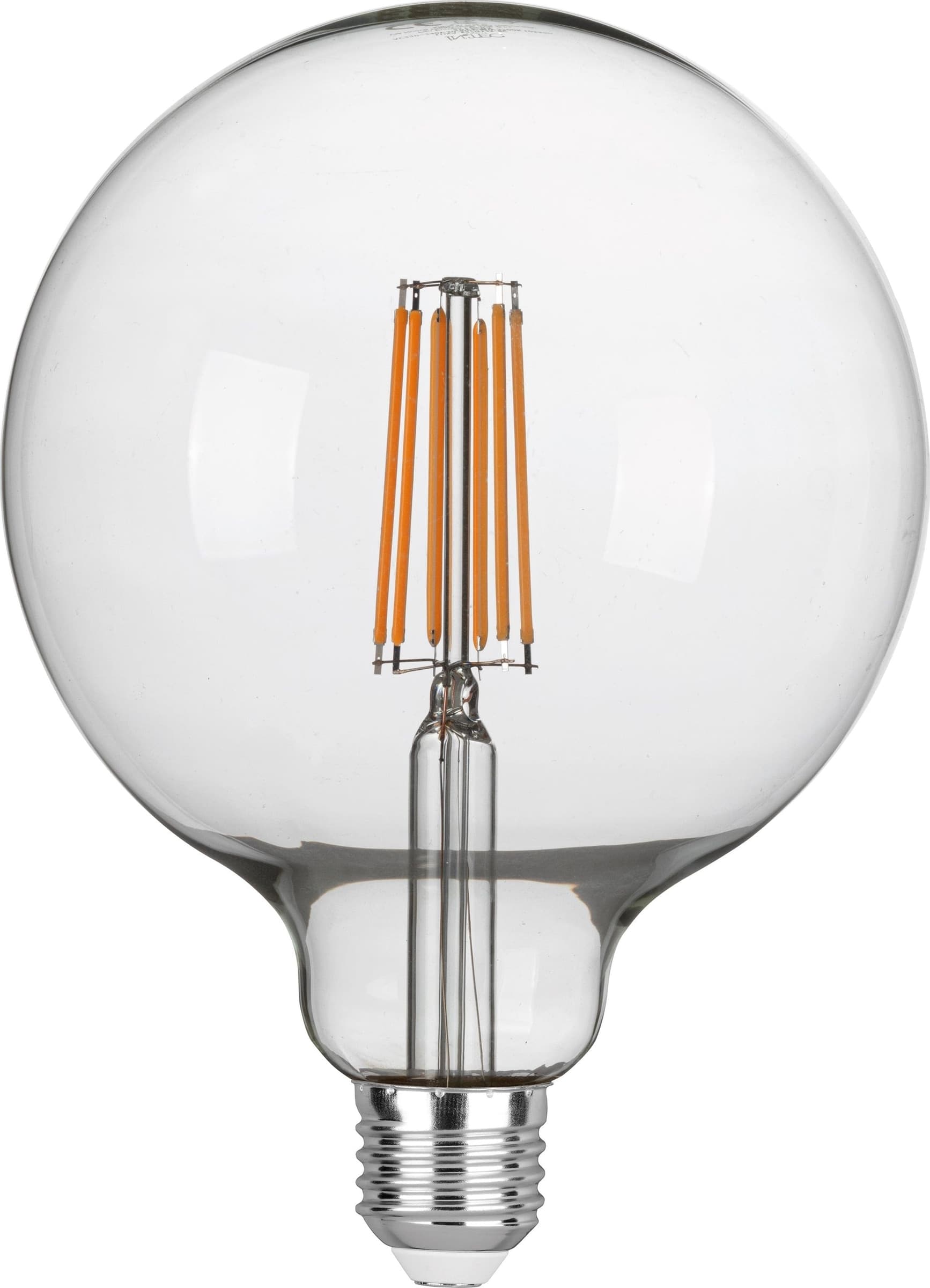 Globo LED E27 8W Filamento Trasparente 1055lm Luce Calda Accogliente H17,5CM - 3