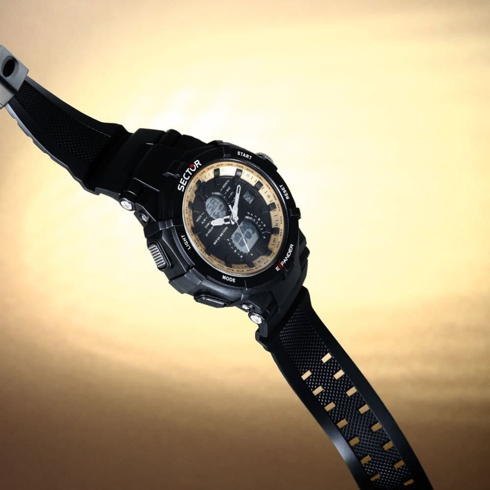 Orologio Sector Ex-09 Uomo Nero Digitale Analogico (R3251296004) - 5