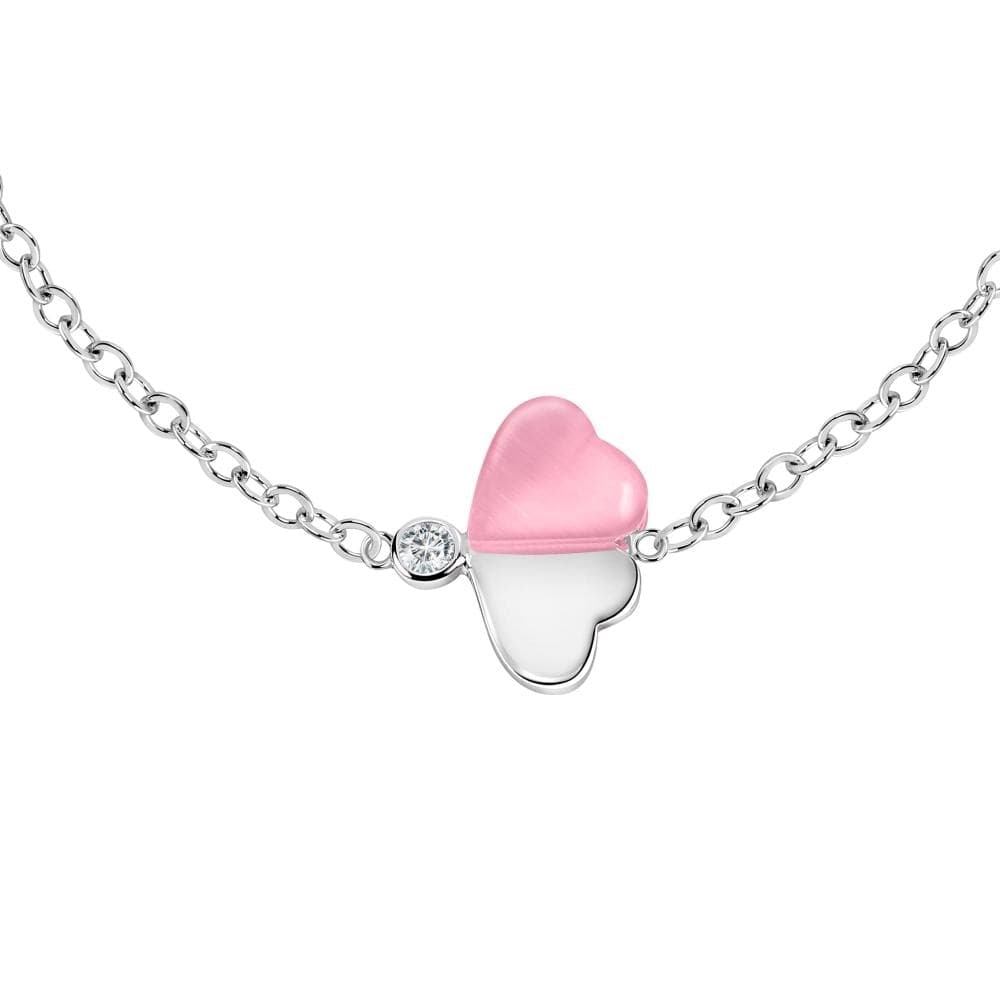 Morellato Doppio Cuore Bracciale Donna Argento 925 con Zirconi (SASM11) - 2