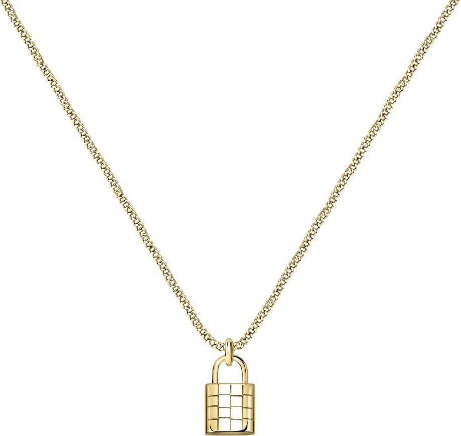 Collana MORELLATO donna Abbraccio acciaio dorato / lucchetto