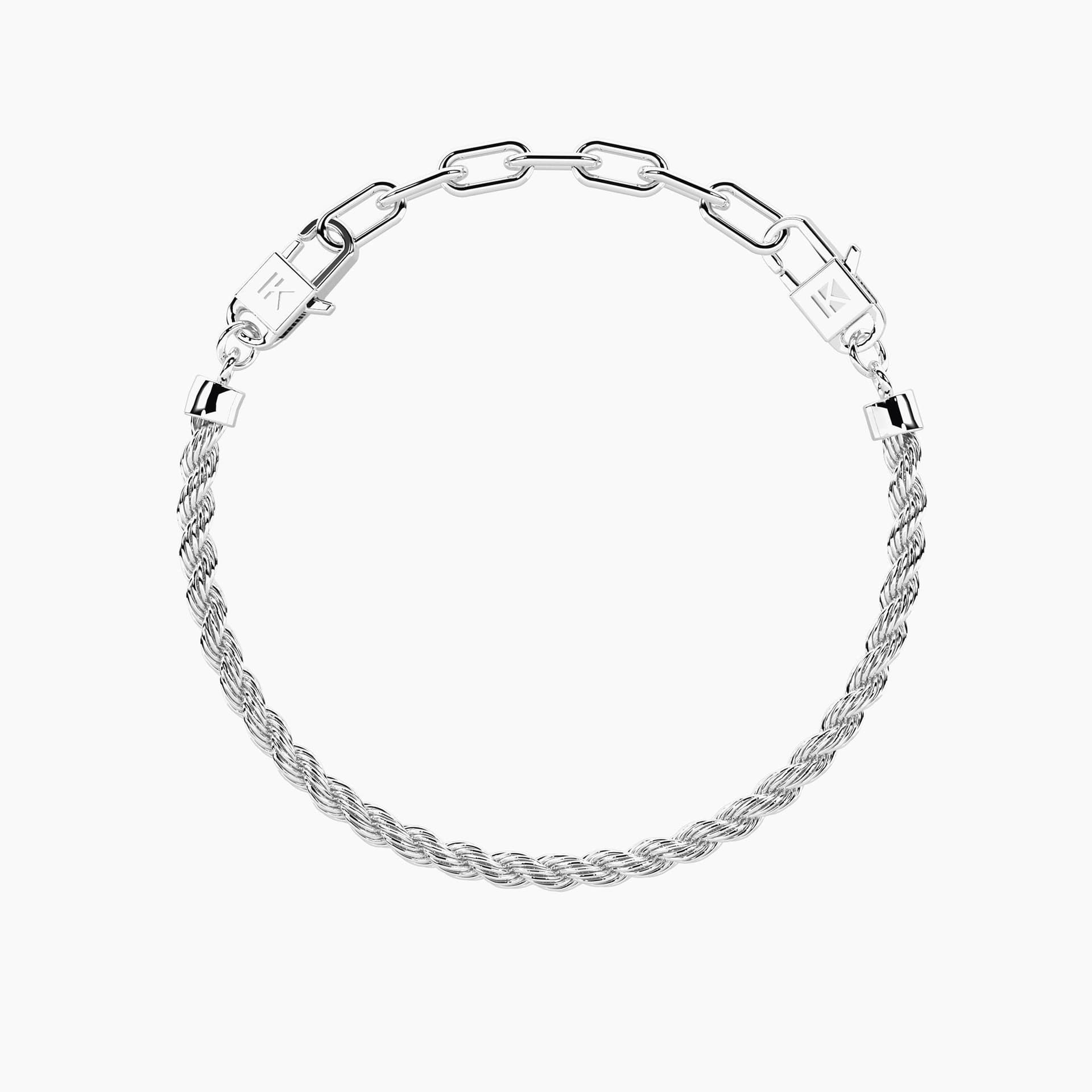 Kidult -  Bracciale componibile con catena corda  HOLIDAY - 2