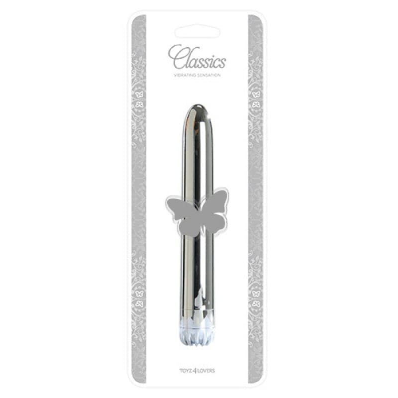 Vibratore vaginale classico Specchio Medium Argento - 3