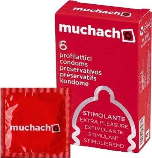 Preservativi Stimolanti Muchacho Extra Pleasure 6 pz
