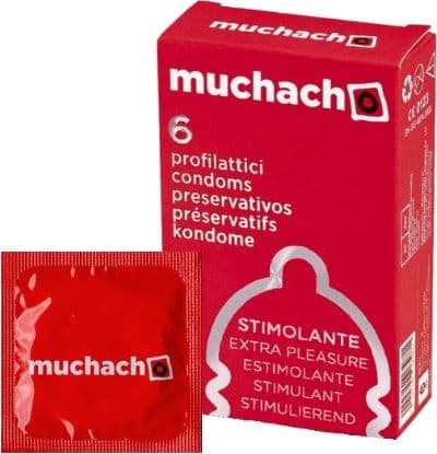 Preservativi Stimolanti Muchacho Extra Pleasure 6 pz