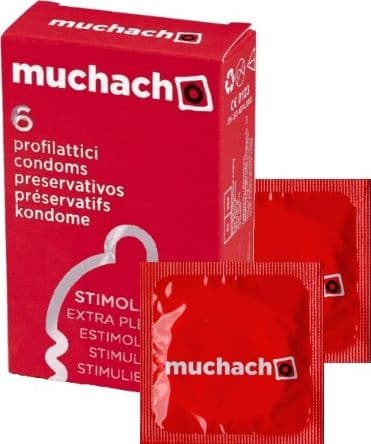 Preservativi Stimolanti Muchacho Extra Pleasure 6 pz - 2