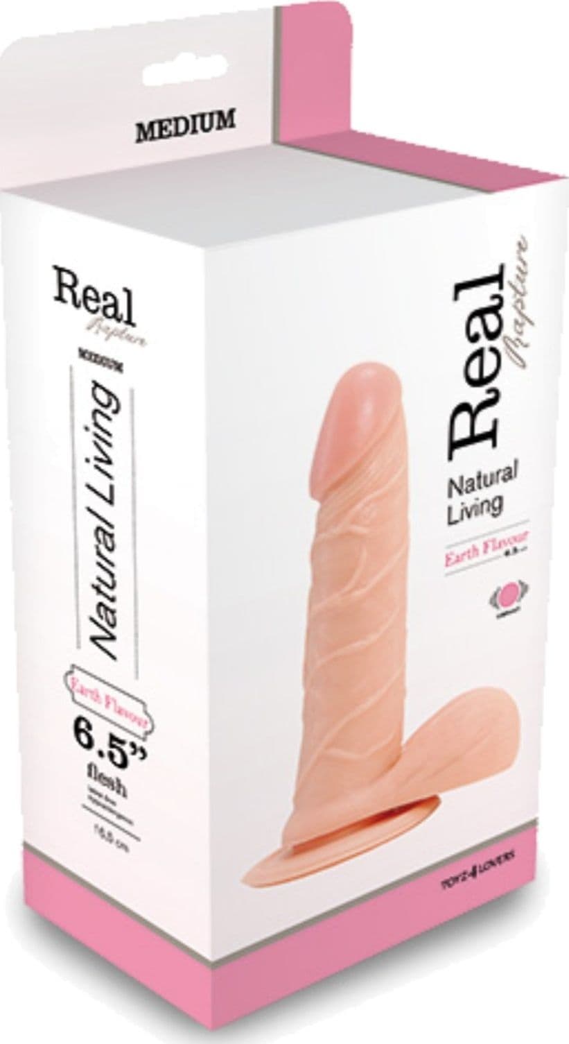 Real Rapture Flesh Vibro fallo realistico 6.5" - 2