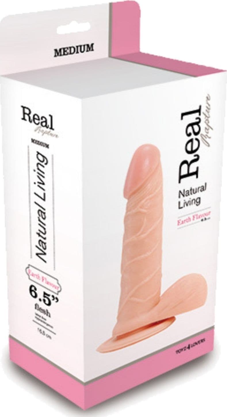 Dildo anale Real Rapture Flesh fallo realistico 6.5" - 4