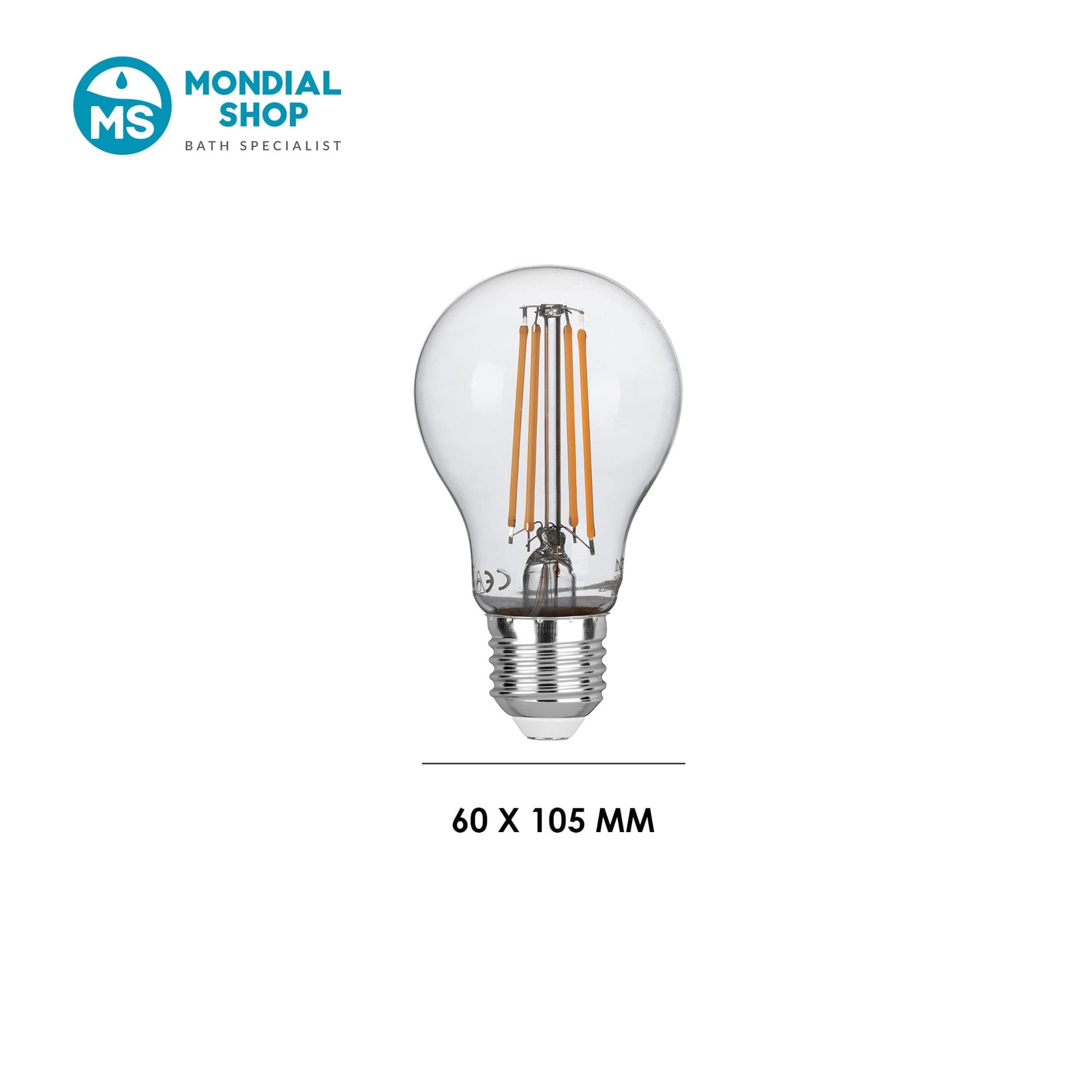 Lampadina LED Goccia E27 4.9W 1055lm Luce Bianca Naturale Classe Energetica A - 3