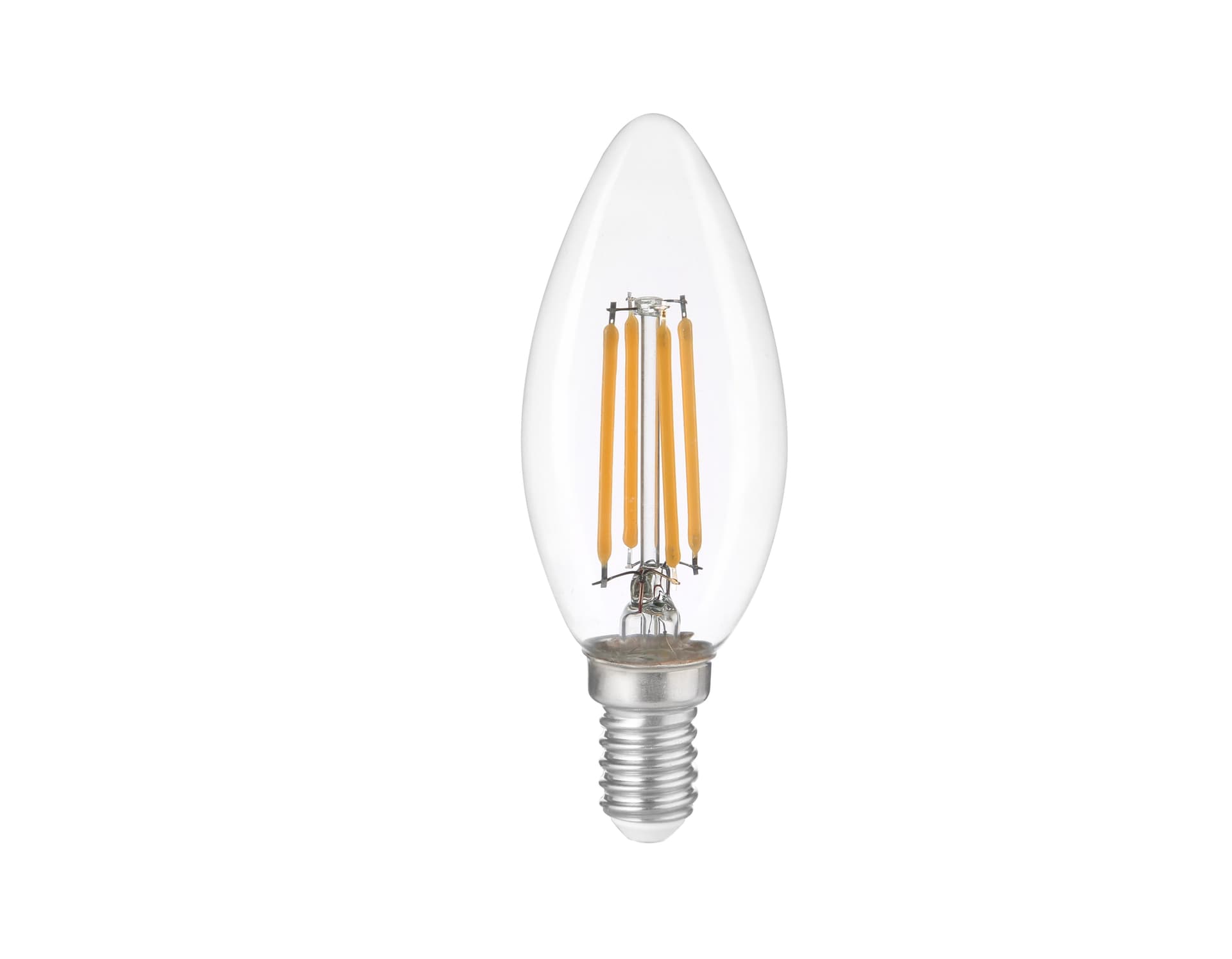 Lampadina LED E14 2.3W Alta Resa Forma Candela Luce Calda - 4