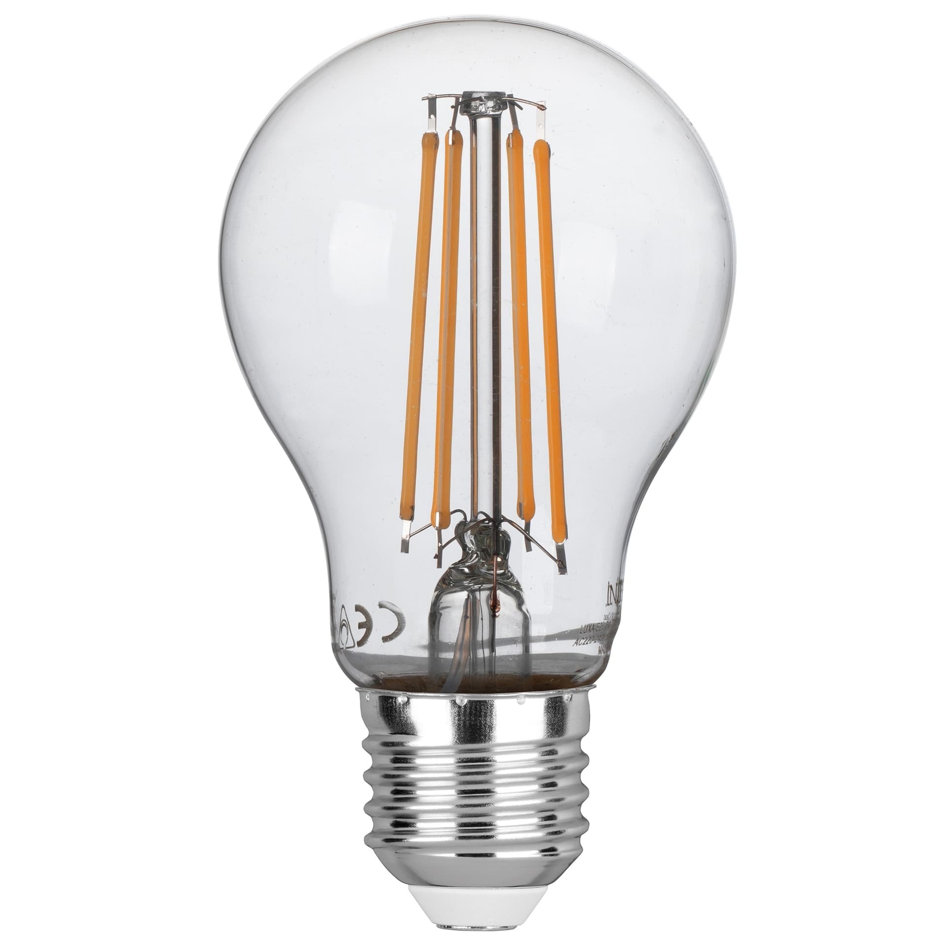 LAMPADINA LED FILAMENTO E27 3.8W 806LM 6500K 320° 60X105mm 50000h CRI80